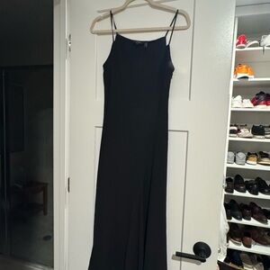 Theory Black Crepette Day Dress